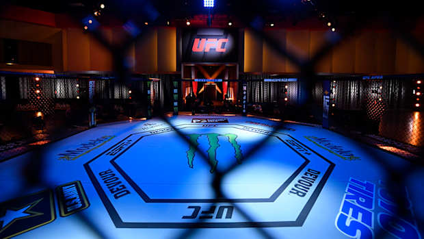 The octagon at UFC 250.